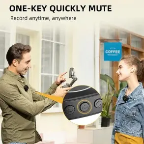 Sistema Inalambrico Maono Microfonos Mano Lavalier Camara