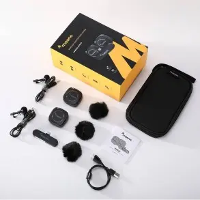 Sistema Inalambrico Maono Microfonos Mano Lavalier Camara