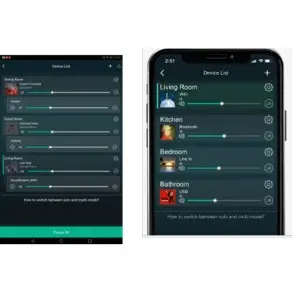 Combo Audio Pared 5"Angulares SubWoofer Activo Doble 8" Amplificador Smart WiFi Bluetooth