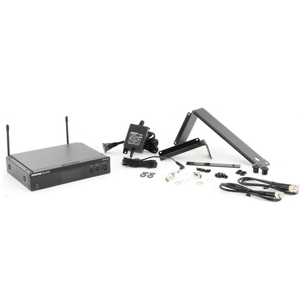 Receptor para sistema BLX BLAX4R para montaje en rack (662.15 ? 685.87 MHz)