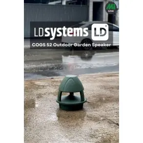 Bafle Exterior Jardin de 40W 5.25" LD Systems COGS52 70-100v Driver 1.2"