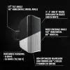 Bafles Interior Exterior 5" 140W 16 Ohms LD Systems DQOR5TW 70-100 WH
