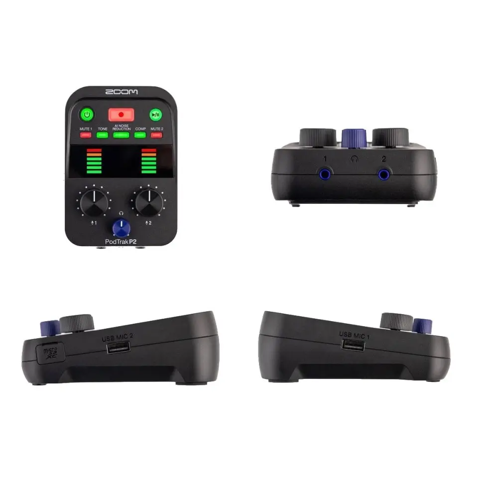 Grabadora Digital Microfonos Usb Zoom P2