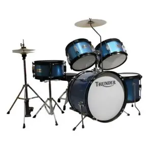 Bateria Junior 5 Cuerpos Bombo 16" Thunder JBJ1046-MB THU