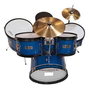 Bateria Junior 5 Cuerpos Bombo 16" Thunder JBJ1046-MB THU