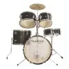 Bateria Junior 5 Cuerpos Bombo 16" Thunder JBJ1046-BK THU