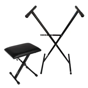 Pack Soporte para teclado y banqueta