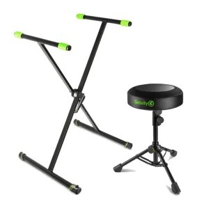 Pack Soporte Teclado y Banqueta Gravity