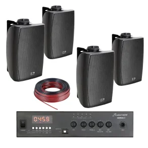 Kit Musica Funcional Parlantes LD Systems x4 Potencia Rollo Cables