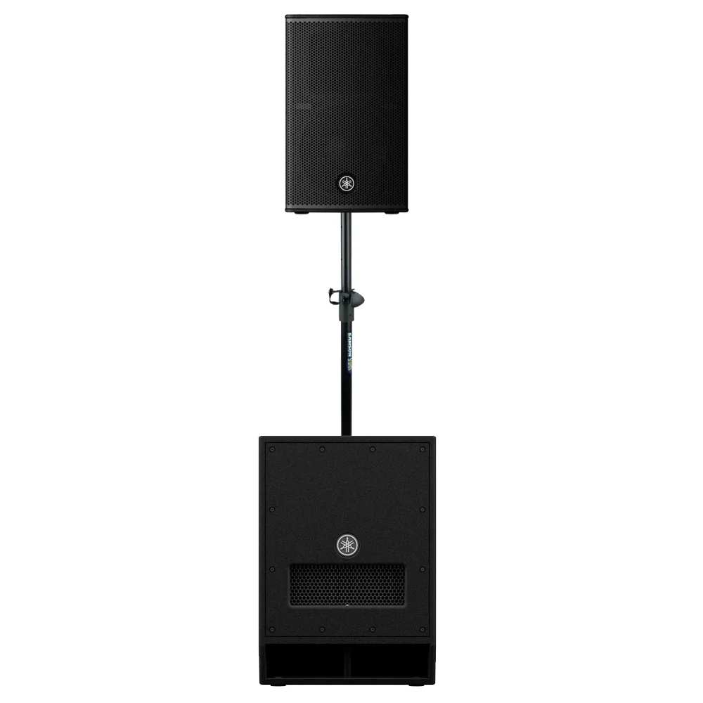 Sistema PA Activo Yamaha Subwoofer 15 " + Soporte + Bafle 10 "