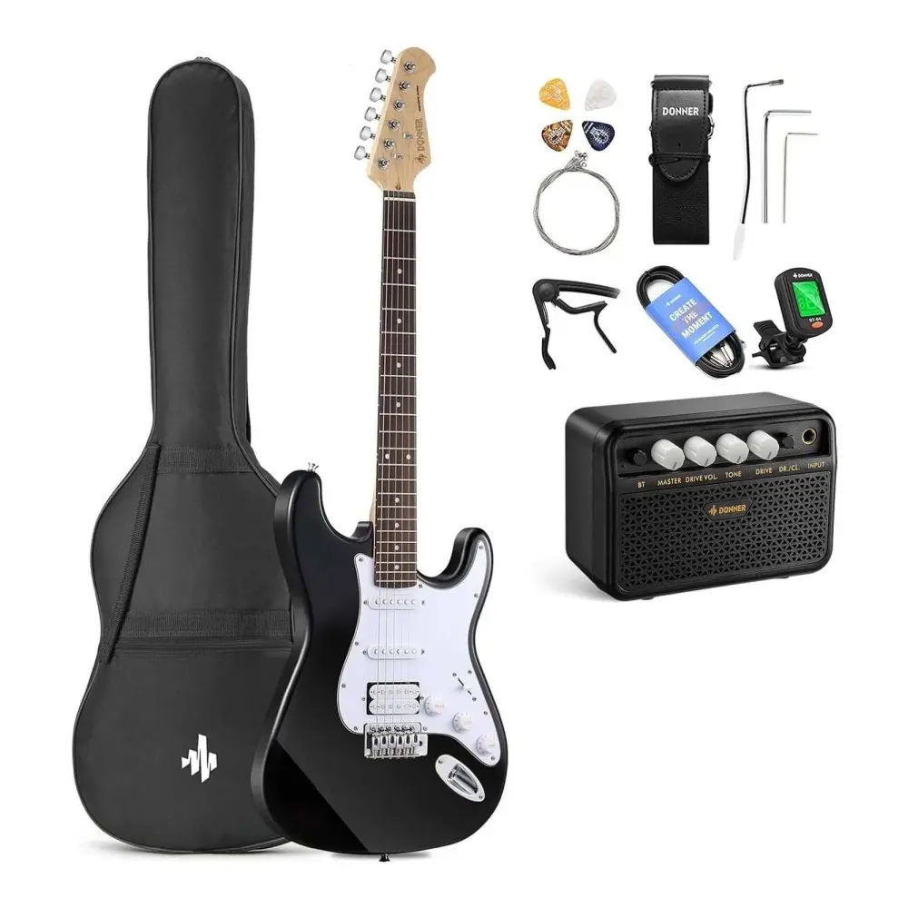 Pack Guitarra Electrica y Amplificador DONNER EC1099