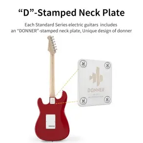 Pack Guitarra Electrica y Amplificador DONNER EC1166