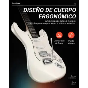 Pack Guitarra Electrica y Amplificador DONNER EC1418