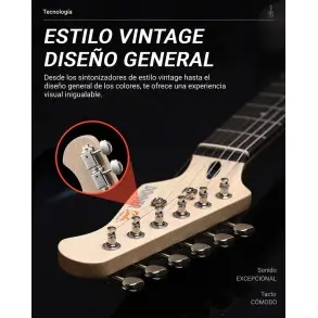 Pack Guitarra Electrica y Amplificador DONNER EC1418