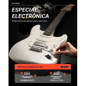 Pack Guitarra Electrica y Amplificador DONNER EC1418
