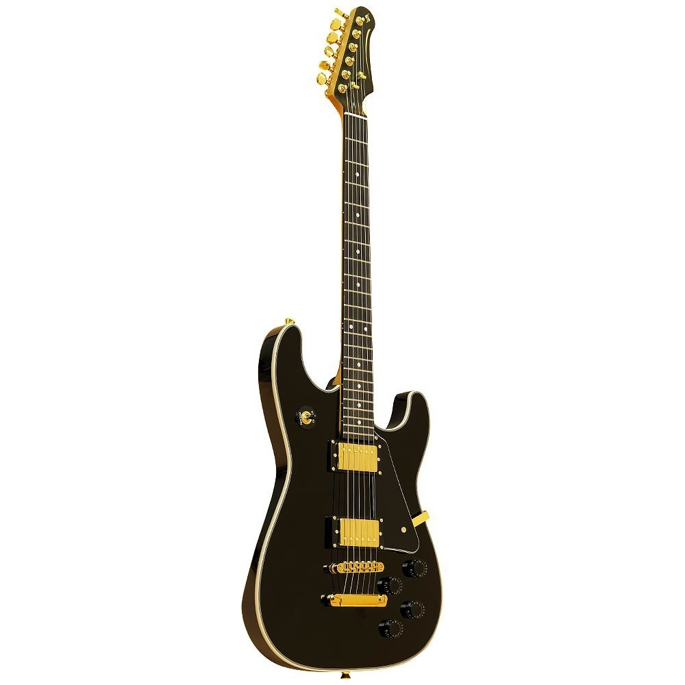 Guitarra Electrica Stratocaster Les Paul Aniversario STAGG 30THLEGACYBLK