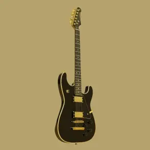 Guitarra Electrica Stratocaster Les Paul Aniversario STAGG 30THLEGACYBLK