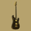 Guitarra Electrica Stratocaster Les Paul Aniversario STAGG 30THLEGACYBLK