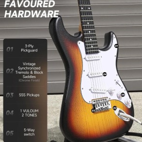 Pack Guitarra Electrica y Amplificador DONNER EC6959