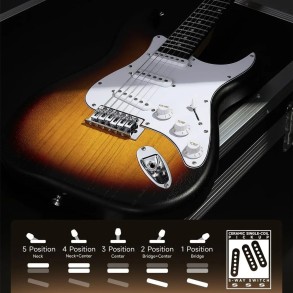 Pack Guitarra Electrica y Amplificador DONNER EC6959