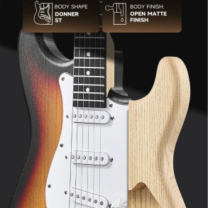 Pack Guitarra Electrica y Amplificador DONNER EC6959