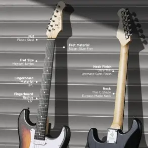 Pack Guitarra Electrica y Amplificador DONNER EC6959