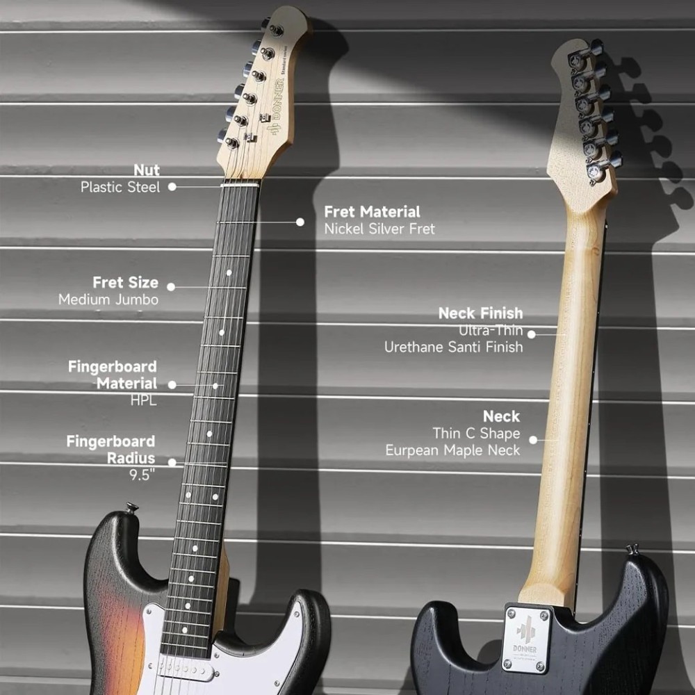 Pack Guitarra Electrica y Amplificador DONNER EC6959