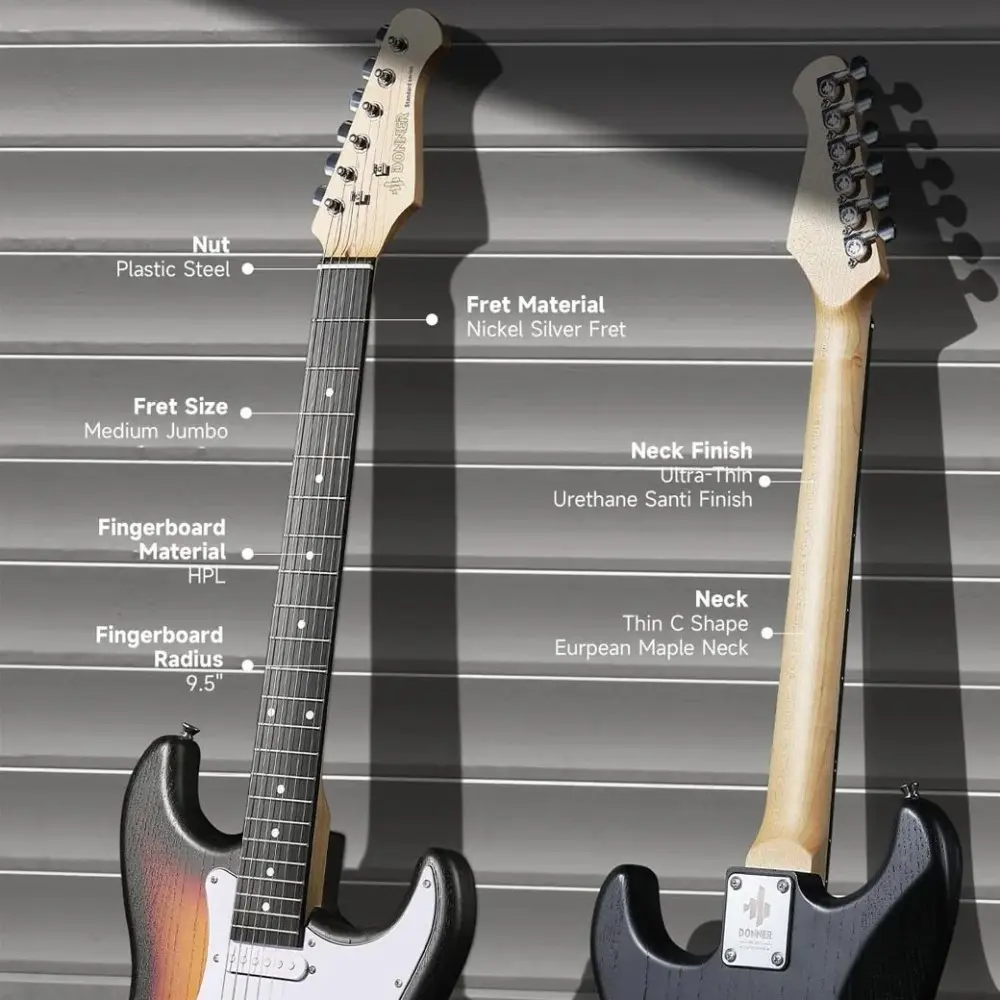 Pack Guitarra Electrica y Amplificador DONNER EC6959