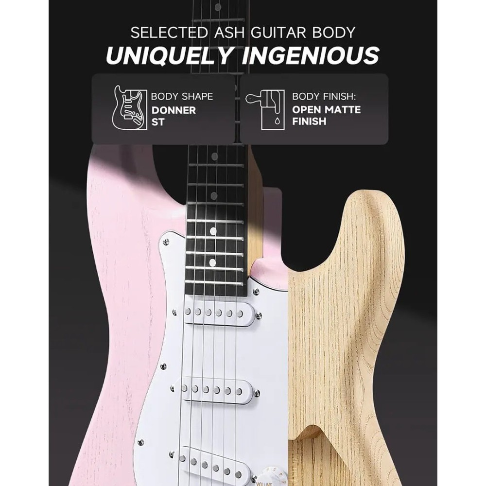 Pack Guitarra Electrica y Amplificador DONNER EC6957