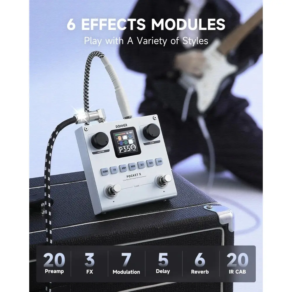 Pedalera Guitarra Electrica DONNER EC7031