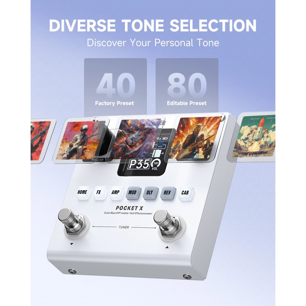 Pedalera Guitarra Electrica DONNER EC7031