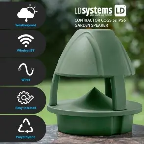 Pack Sonido Jardin Pileta Bafle Exterior Potencia Bluetooth