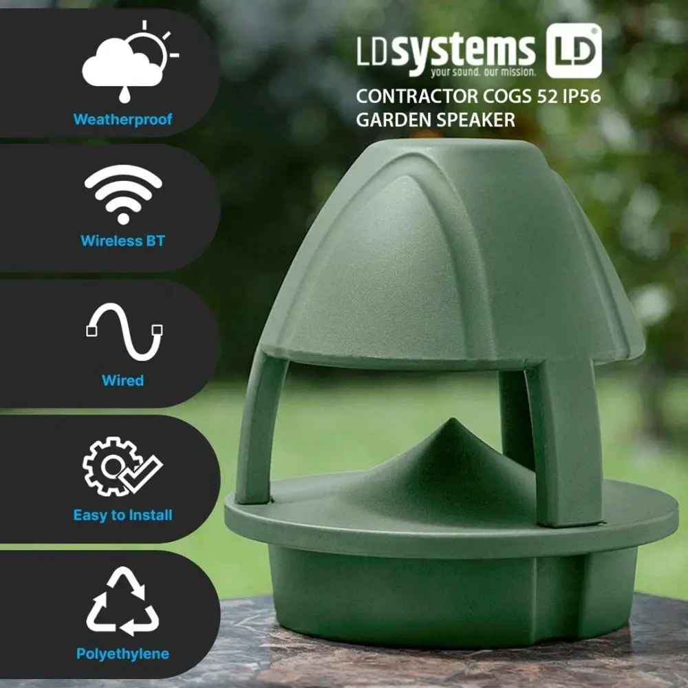 Pack Sonido Jardin Pileta Bafle Exterior Potencia Bluetooth