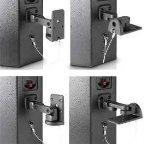 Pack Sonido Bafles LD 4 x 4" Potencia Ideal Iglesias Catolicas