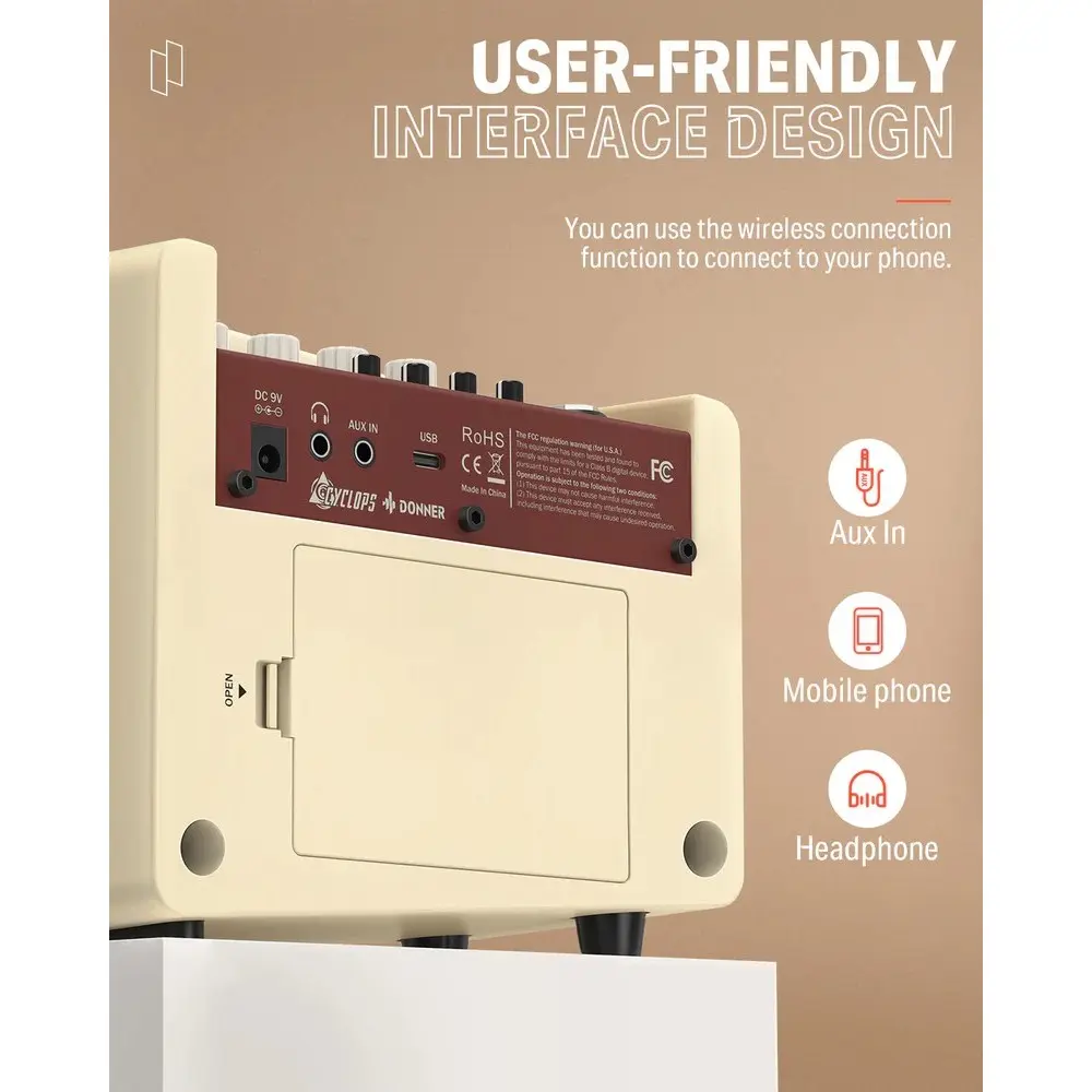 Amplificador de Guitarra 5W con Bluetooth DONNER EC1413