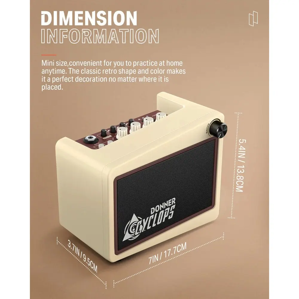 Amplificador de Guitarra 5W con Bluetooth DONNER EC1413