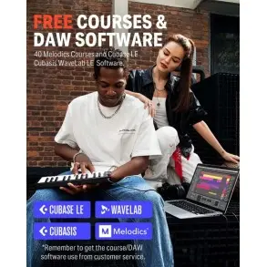 Controlador Midi USB 25 Teclas DONNER EC3333