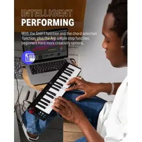 Controlador Midi USB 32 Teclas DONNER EC3332