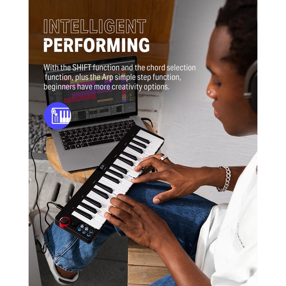 Controlador Midi USB 32 Teclas DONNER EC3332