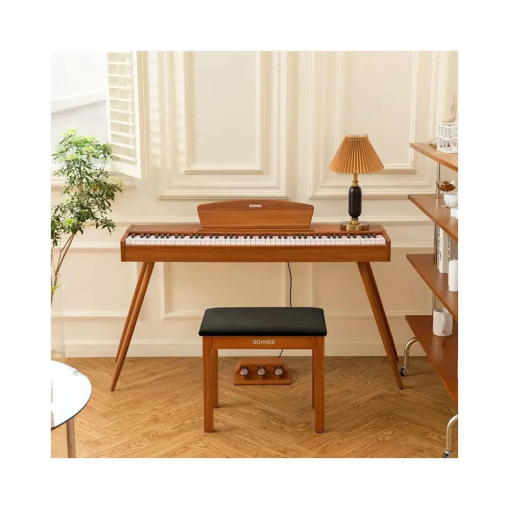Piano Digital Color Madera 88 Teclas Donner EC3201