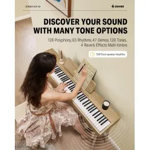 Piano Digital teclas semipesadas DONNER EC6680
