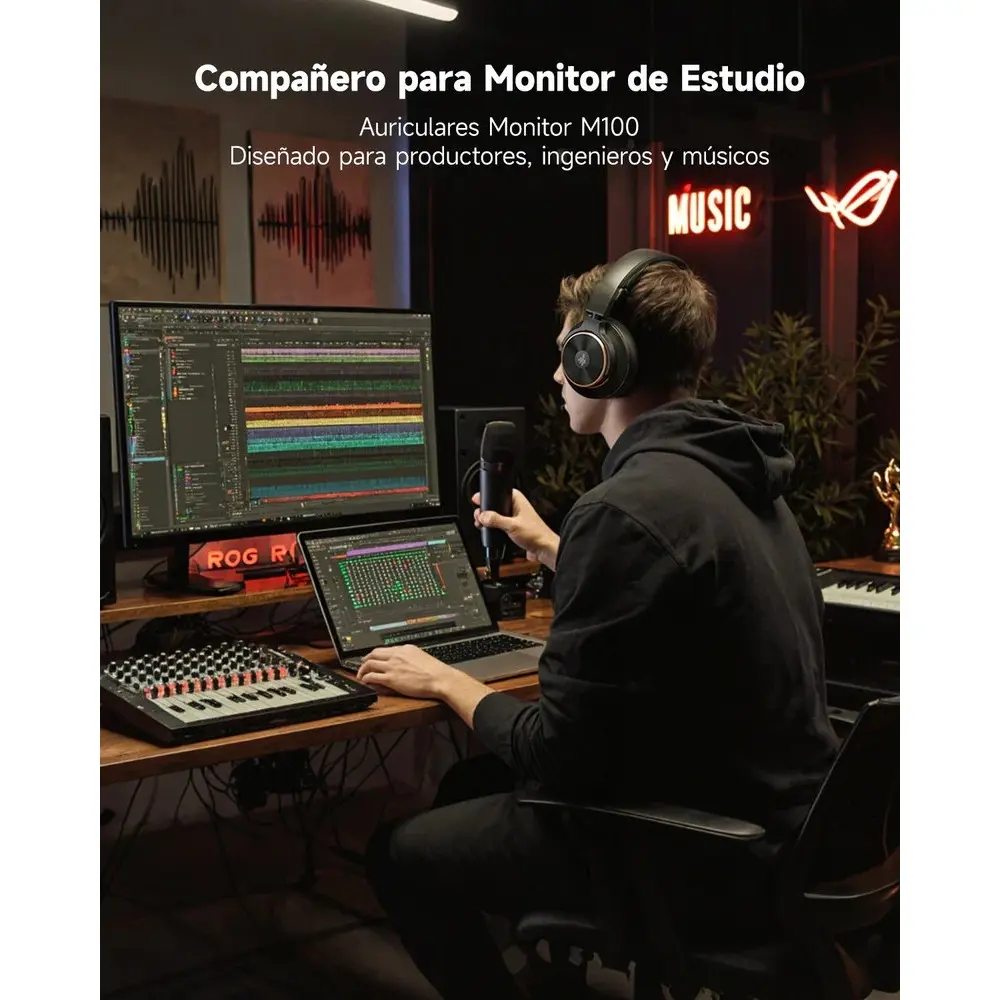 Auriculares De Estudio DONNER M100 Cable intercambiable