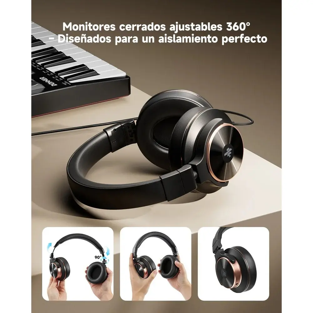 Auriculares De Estudio DONNER M100 Cable intercambiable