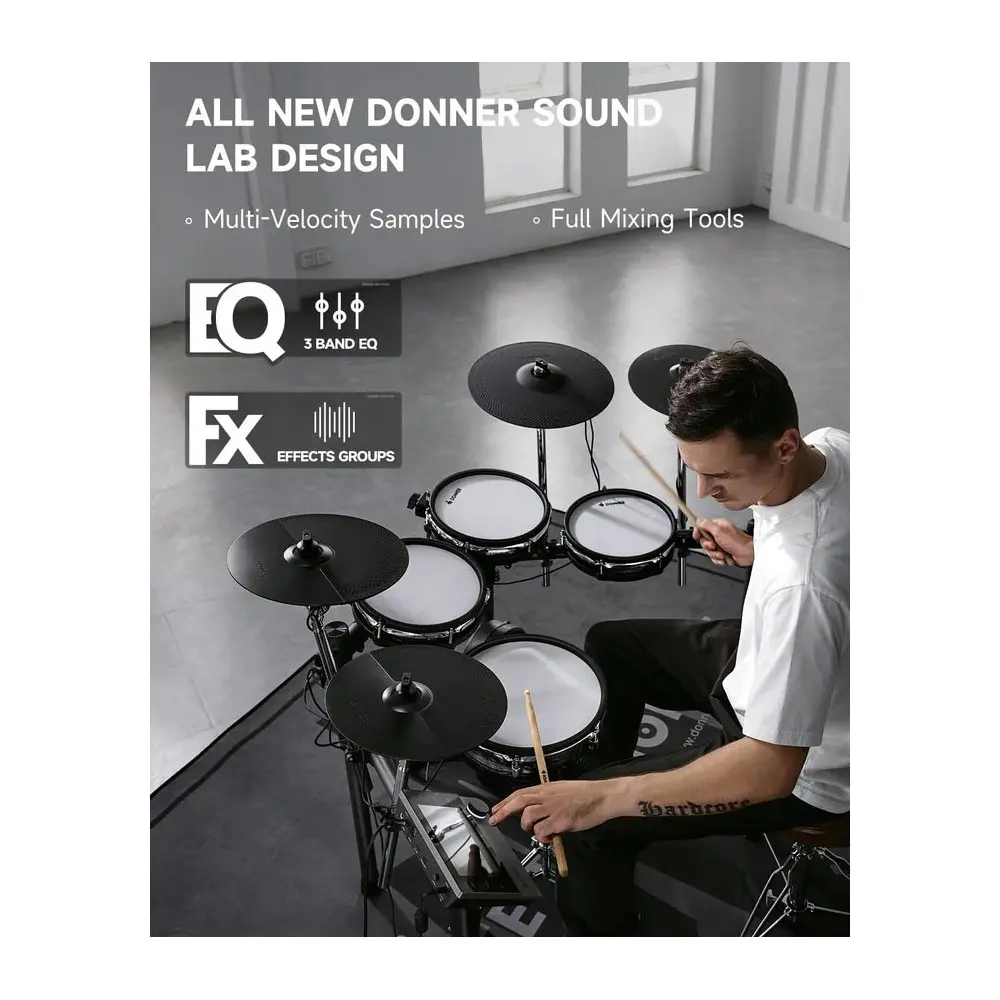 Bateria Electronica 5 Cuerpos DONNER EC6992