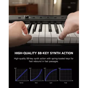 Piano Digital teclas livianas DONNER EC7005