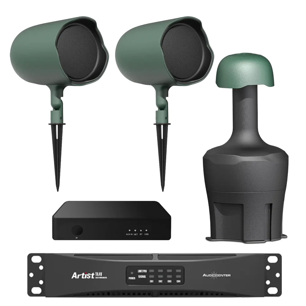 Pack Sonido Jardin Pileta JBL Piscina 100W 2 Bafles Satellites Y Sub