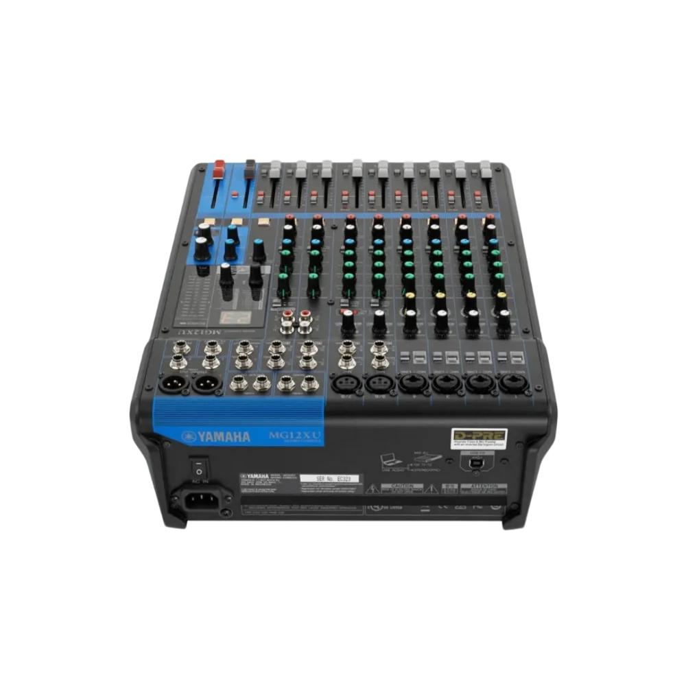 Mixer 12 Canales Yamaha MG12XU con USB y Efectos