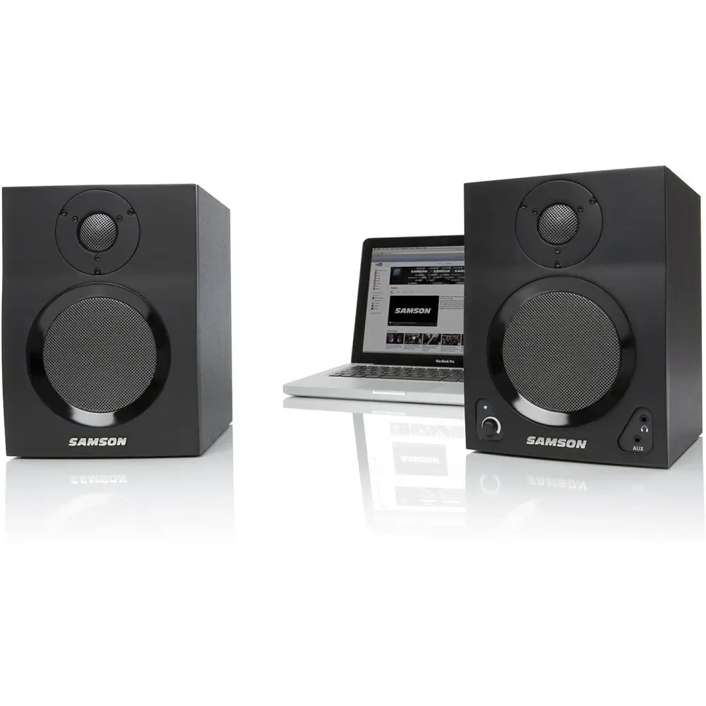 Monitores de Estudio Samson MBT4 40W 4" pulgadas con Bluetooth