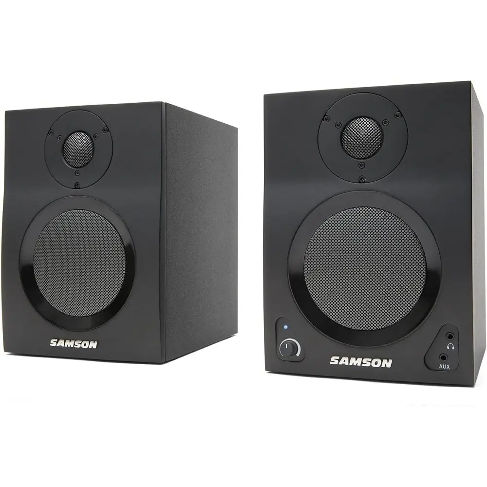 Monitores de Estudio Samson MBT4 40W 4" pulgadas con Bluetooth