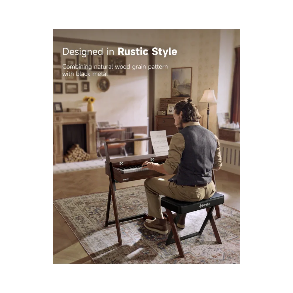 Piano Digital con tapa y Bluetooth DONNER EC7133